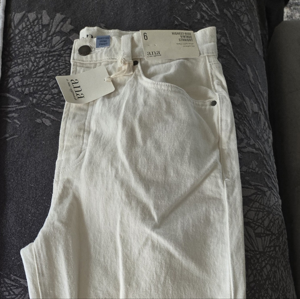 A.N.A. Highest Rise Vintage Straight Jean, NWT